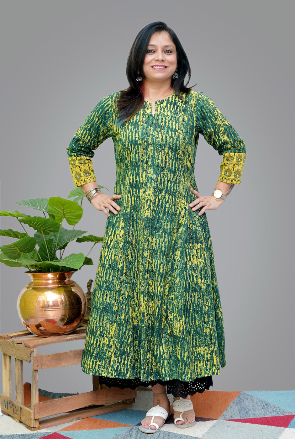 Green Kurti