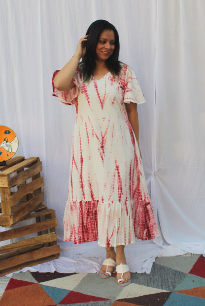 Shibori Cotton Dress B