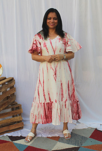 Shibori Cotton Dress B