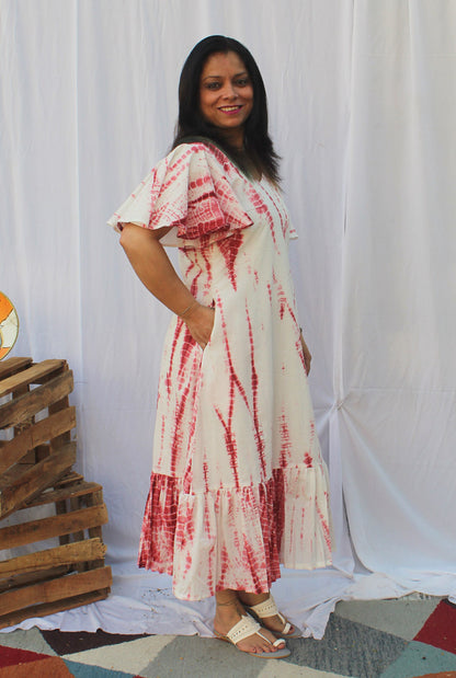 Shibori Cotton Dress B