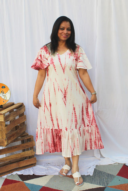 Shibori Cotton Dress B