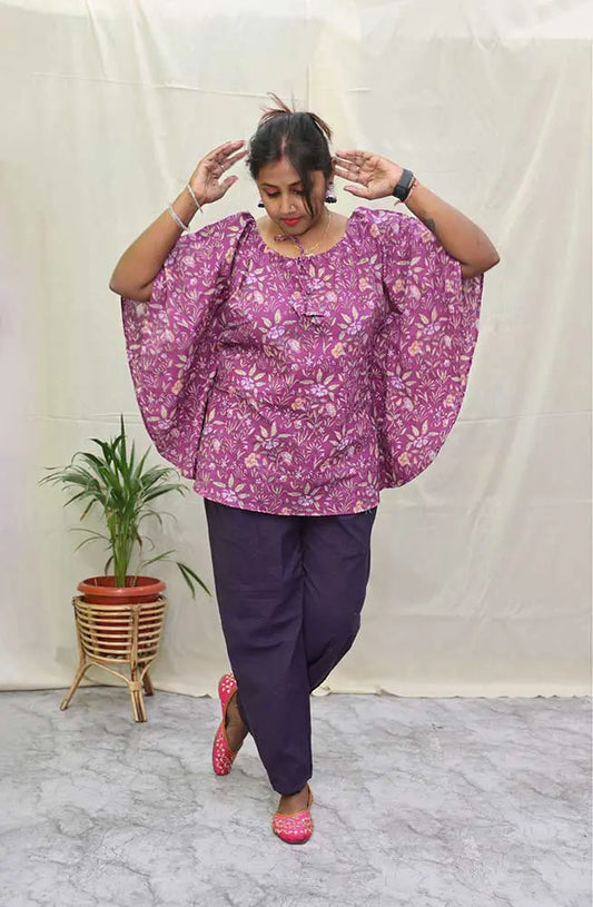 Stylish Kaftan With Naksh Signature Pant