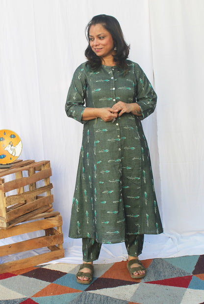 Ikat Cotton Co-Ord Set 2